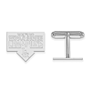 Sterling Silver Los Angeles Dodgers World Series 2020 Cufflinks