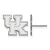 14kt White Gold University of Kentucky Small Post Earrings
