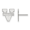 10kt White Gold University of Virginia Small Post Earrings