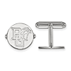 Bowling Green State University Round Cuff Links Sterling Silver