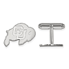 University of Colorado Buffalo Cuff Links Sterling Silver