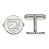 Sterling Silver United States Military Academy Round Cuff Links 