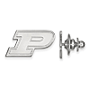 Sterling Silver Purdue University P Lapel Pin