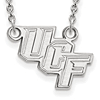 University of Central Florida Pendant on Necklace 10k White Gold