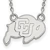 University of Colorado Buffalo Necklace Sterling Silver