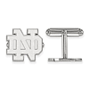 Sterling Silver University of Notre Dame Cuff Links