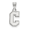 College of Charleston C Pendant 1/2in Sterling Silver