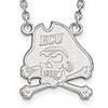 East Carolina University Necklace 3/4in Sterling Silver