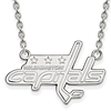 Sterling Silver Washington Capitals Necklace