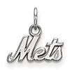 Sterling Silver Extra Small New York Mets Logo Pendant