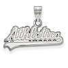 Sterling Silver 1/2in Oakland Athletics Pendant