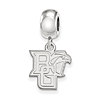 Bowling Green State University Small Dangle Bead Sterling Silver