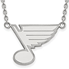 Sterling Silver St. Louis Blues Necklace