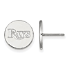Sterling Silver Tampa Bay Rays Small Post Earrings