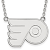 14k White Gold Philadelphia Flyers Necklace