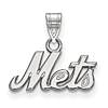 10kt White Gold New York Mets Small Pendant