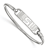 Sterling Silver 7in Louisiana State University Bangle