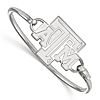 Sterling Silver 6in Texas A&M University Bangle Bracelet