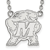 Sterling Silver University of Maryland Terrapin Necklace