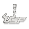 Sterling Silver University of South Florida USF Pendant 5/8in
