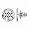 Sterling Silver United States Army Lapel Pin with 13 Stars