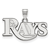 Sterling Silver 3/8in Tampa Bay Rays Pendant