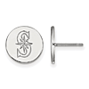 Sterling Silver Seattle Mariners Small Post Earrings