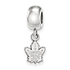 Sterling Silver Toronto Maple Leafs Extra Small Dangle Bead