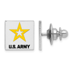Sterling Silver United States Army Epoxy Lapel Pin