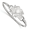 Sterling Silver 7in Pittsburgh Penguins Bangle Bracelet