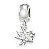 Sterling Silver San Jose Sharks Extra Small Dangle Bead
