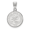 Appalachian State University Crest Pendant 5/8in Sterling Silver