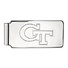 10k White Gold Georgia Tech Money Clip