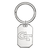 Sterling Silver Georgia Tech Key Chain