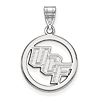 University of Central Florida Circle Pendant Sterling Silver