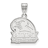 Miami University RedHawks Pendant 5/8in Sterling Silver
