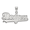 14k White Gold Los Angeles Dodgers Name Pendant