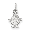 Syracuse University Otto the Orange Charm 3/8in Sterling Silver