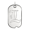 Sterling Silver University of Louisville Dog Tag