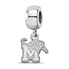 Sterling Silver University of Memphis Extra Small Dangle Bead