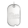 Sterling Silver University of Pittsburgh Dog Tag