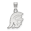 Sterling Silver 3/8in University of Southern California Trojan Charm