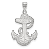 Sterling Silver 1in United States Naval Academy Pendant