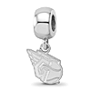 Sterling Silver Cleveland Guardians Extra Small Dangle Bead