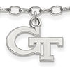 Sterling Silver Georgia Tech Anklet