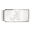 Sterling Silver University of Alabama A Money Clip
