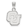 University of Colorado CU Charm 1/2in Sterling Silver