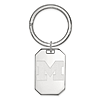 Sterling Silver University of Michigan M Key Chain