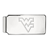 10kt White Gold West Virginia University Money Clip