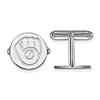 Sterling Silver Milwaukee Brewers Cuff Links